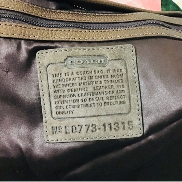 Coach Ltd Edition Multicolor Suede/Velvet Patchwork Ergo Hobo Bag - Picture 6 of 8